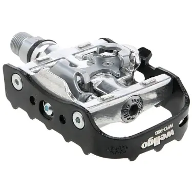 [WEL-WPD-95B] Pédales Wellgo plateforme/SPD 